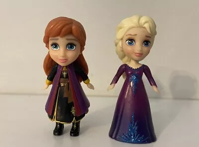 Buy Mattel Disney Frozen Elsa Anna Mini Toddler Dolls Set Posable Figure Toys • 8.95£