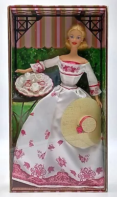 Buy 2002 Victorian Tea Barbie Doll With Miniature Tea Service / Mattel B0787 / In Original Packaging • 55.54£