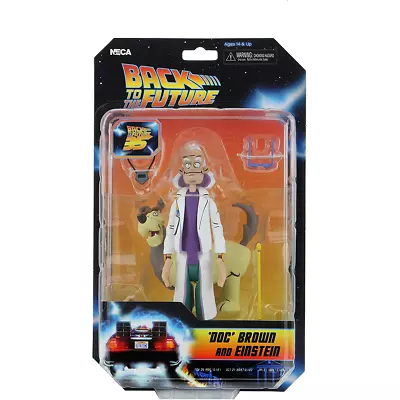 Buy NECA Back To The Future Doc Brown And Einstein Toony Classics 6 Inch Action Figu • 19.99£