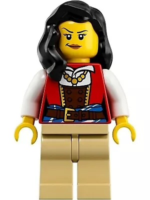 Buy LEGO Pirates Minifig Lady Anchor Idea067 From LEGO 21322 NEW Original LEGO • 19.92£