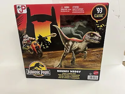 Buy Jurassic Park 93 Classic Dennis Nedry Track And Chase Pack Rare Mattel • 39.99£