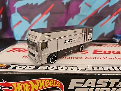 Buy Hot Wheels Premium Team Transport Mercedes Euro Hauler Car Culture Real Riders • 22£