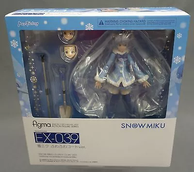 Buy Figma Snow Miku EX-039 Limited Fluffy Coat Ver. Max Factory Japan USED~~ • 72.74£