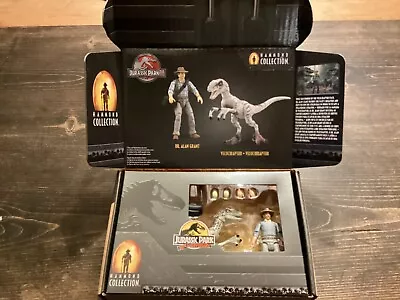 Buy Jurassic Park III Hammond Collection Dr Alan Grant & Velociraptor Pack IN STOCK • 24.99£