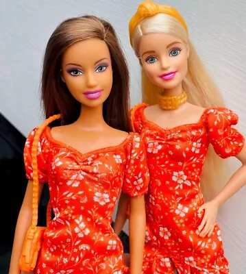 Buy 2x Barbie And Teresa Style Dolls From Collection • 14.18£