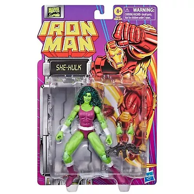 Buy Marvel Legends Series 6  Iron Man Retro She-Hulk Action Figure • 27.99£