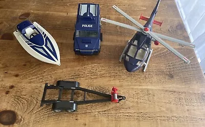 Buy Vintage Playmobil Police City Action (5187)  Playmobil Police Helicopter (5183) • 9.99£