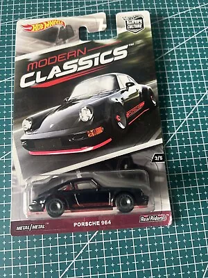 Buy Hot Wheels Porsche 964 Black Modern Classics Premium 2017 Die-cast Combine P&P • 6£