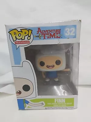 Buy Funko Pop! TV Adventure Time - Finn Vinyl Action Figure #32    ** Damaged BOX** • 11.99£