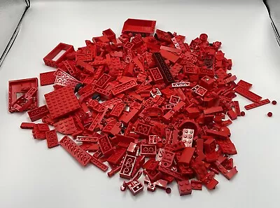 Buy LEGO 500g Bundle Red Bricks Plates Technic Slopes Small Pieces Bulk Joblot 3 • 12.99£