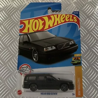 Buy Hot Wheels Volvo 850 Estate 1:64 Mattel Diecast Long Card (Black) • 6£