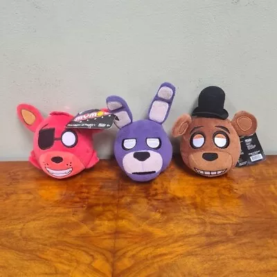 Buy 3 X Five Nights At Freddy's MyMoJI Plush Head Funko Lot 2 • 5.99£