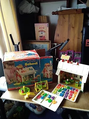 Buy Vintage 1970s Fisher Price Play Family School • 80£