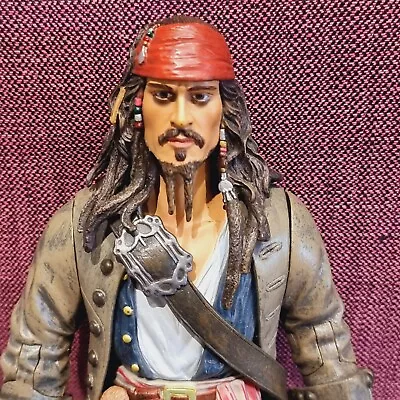 Buy Pirates Of The Caribbean *rare* Captain Jack Sparrow 12  Figure Disney Toy 30cm • 25.99£