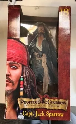 Buy Pirates Of The Caribbean Capt. Jack Sparrow 18  Action Figure - Motion Activated • 75£