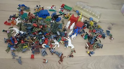 Buy Job Lot Vintage Plastic Soldiers / Knights - Friction Bus / Truck - Timpo / Marx • 15£