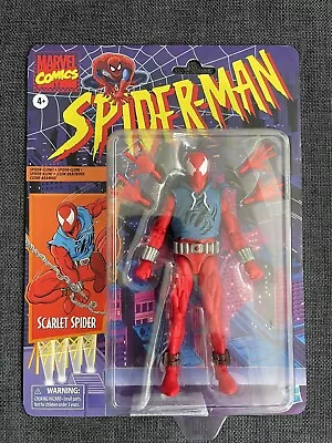 Buy Hasbro Marvel Legends Spider-Man Retro SCARLET SPIDER Figure BRAND NEW • 34.99£