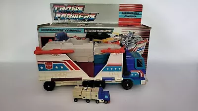 Buy Vintage 1990 Hasbro Transformers G1 Battlefield Headquarters Micromaster + Box • 150£