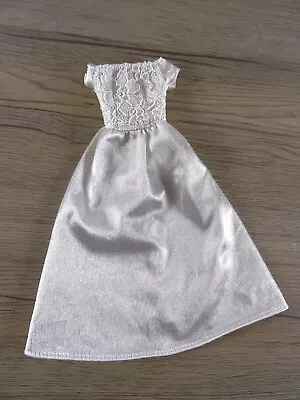 Buy Vintage Fashion Fashion For Barbie Doll Ball Gown Wedding Dress Labeled (14856) • 9.07£