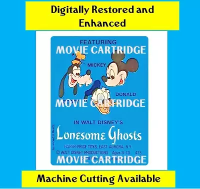 Buy Fisher Price Movie Viewer Cartridge Disney LITHO LONESOME GHOSTS 475 Decal • 4.66£