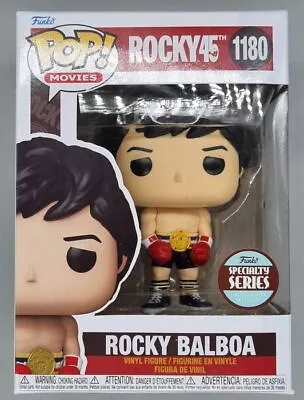 Buy Funko POP #1180 Rocky Balboa (w/ Belt) - Rocky With POP Protector • 27.99£