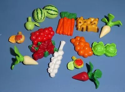 Buy Playmobil Food Fruit & Vegetables For House Shop Market Country Life • 1.99£
