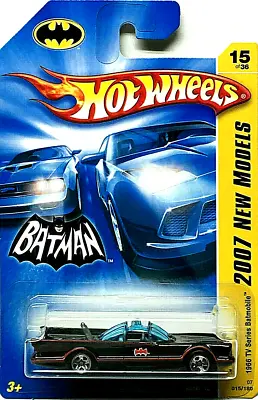 Buy Hot Wheels 2007 New Models 1966 TV Series BATMOBILE #015 • 3.68£