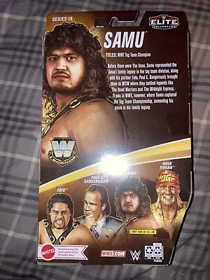 Buy WWE Mattel Elite Legends Series 18 Headshrinkers Samu Rikishi EMPTY BOX ONLY • 7.99£