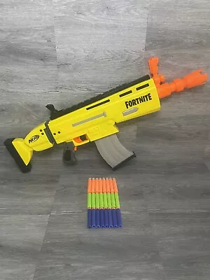 Buy Nerf Fortnite AR-L Motorized Assualt Rifle With 24 Darts • 13.99£