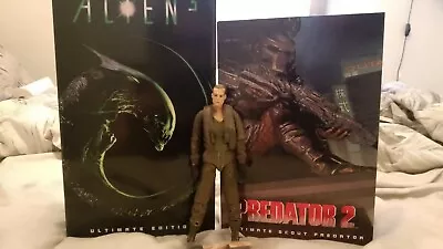 Buy NECA Alien3, Alien,Ripley, UltimatScout Predator Action Figures Boxed Lot Bundle • 60£