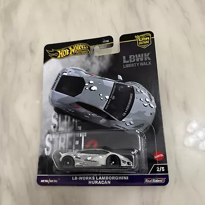 Buy 2024 Hot Wheels Slide Street 2 Car Culture Lb Works Lamborghini Huracan (2/5 ) • 8£