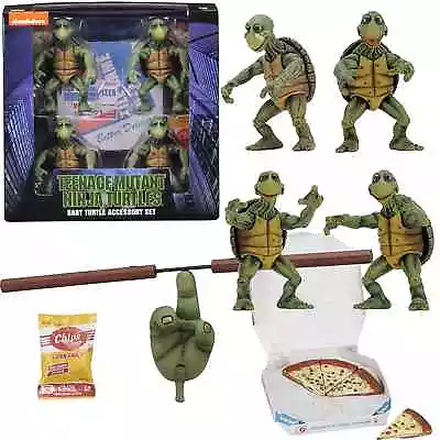 Buy NECA 1/4 Scale Baby Turtles Teenage Mutant Ninja Turtles Action Figure TMNT • 69.99£