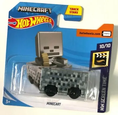 Buy Hot Wheels - Minecart   Minecraft   Hw Screen Time  Sealed  - Brand New • 7.19£
