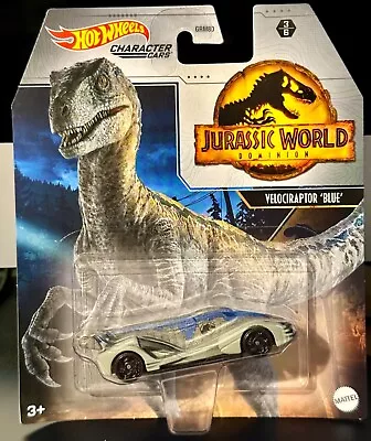 Buy Hot Wheels Jurassic Velociraptor 'Blue' • 6.99£