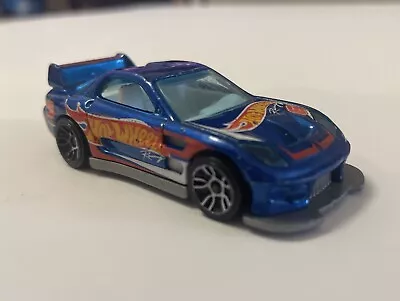 Buy 2002 Mattel Hot Wheels Blue Metallic #6 Race Car • 4.99£