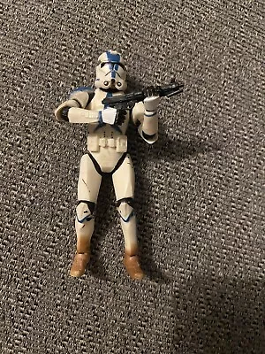 Buy Rare Blue Star Wars Hasbro Blue Clone Trooper With Mud Boots+Removable Helmet • 20£