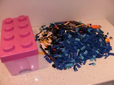 Buy Lego Brick 8 Stud Storage Box & 2.3kg  Of Random Lego  • 24.99£
