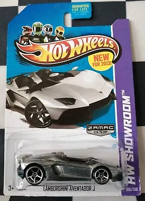 Buy Hot Wheels Walmart Exclusive Zamac Lamborghini Aventador J HW Showroom 180/250 • 19.95£