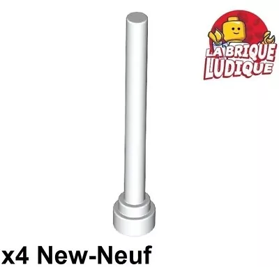 Buy LEGO 4x Flat Toe Antenna Flat Top 1x4 White/White 3957b NEW • 1.14£