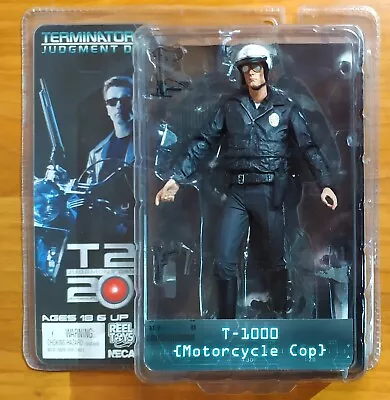 Buy Reel Toys Neca Terminator 2 Jiudgment Day T-1000 Motorcycle Cop • 35.41£