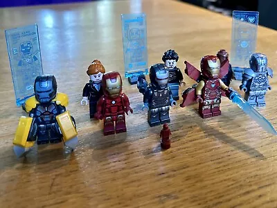 Buy Lego Marvel Iron Man Minifigure Bundle. Excellent Condition. Includes Holograms • 55£