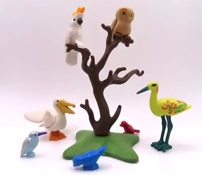 Buy Playmobil Tropical Birds & Tree / Cockatoo Owl Pelican Stork / Wiltopia Animals • 6.60£