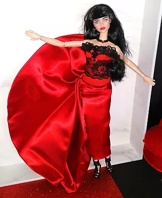 Buy Barbie LOOKS Signature Renovated SATIN RED & MATTEL Accessories • 91.21£