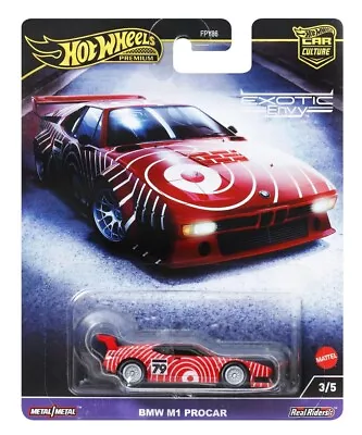 Buy Hot Wheels Car Culture Circuit Legends BMW M1 Procar 1:64 New Sealed FREE POST • 9.99£