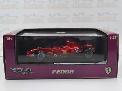 Buy Hot Wheels 1:43 Kimi Raikkonen Ferrari F2008 F1 2008 L8779 • 45£