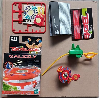 Buy Galzzly Beyblade In Original Box With Instructions & Extra Bit Chip Hasbro A-9 • 39£