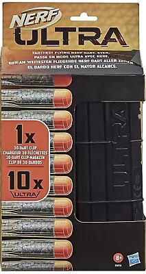 Buy Hasbro NERF Ultra Dart Clip Refill Pack, 10 Cartridges / Arrows + Magazine, NEW! • 17.15£