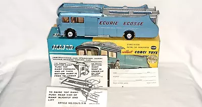 Buy Corgi Major 1126. Ecurie Ecosse Transporter.  Late Issue. Minor Damage.  Boxed • 235£