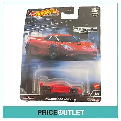 Buy Hot Wheels Car Culture - Exotic Envy Koenigsegg Agera R (Red) - Damaged Box • 9.99£