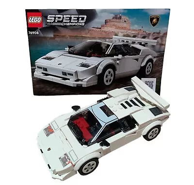 Buy LEGO Speed Champions Lamborghini Countach 76908 Complete +manual And Minifigure • 8.96£